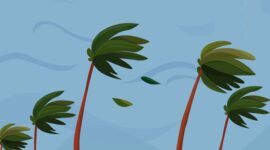 Ilustrasi Angin Puting Beliung. (Dok. Haipurwakarta.com/Annisa 
 Destriani)