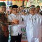 H.Budi Hermawan (kiri)  bersama Zainal Arifin dan Sutisna (Ketau DPC PDIP Kabupaten Purwakarta) dalam acara Halal Bihalal di Istana Presiden RBH,Selasa 15/05/2024 (foto : Herman (haipurwakarta.com)