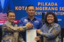 Partai Demokrat resmi menyerahkan surat dukungan rekomendasi kepada bakal pasangan calon Wali Kota dan Wakil Wali Kota Tangerang Selatan untuk Ahmad Riza Patria - Marshel Widianto. (Instagram.com @arizapatria)