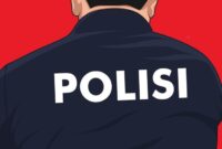 Ilustrasi Petugas Polisi. (Dok. Sapulangit Media Center/M. RIfai Azhari)

